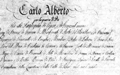 LO STATUTO ALBERTINO 1848