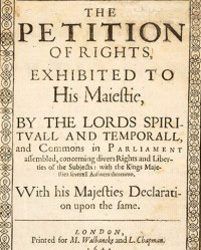 PETITION OF RIGHTS 1628