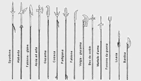 NON SOLO SPADE; LE ALTRE ARMI MEDIEVALI